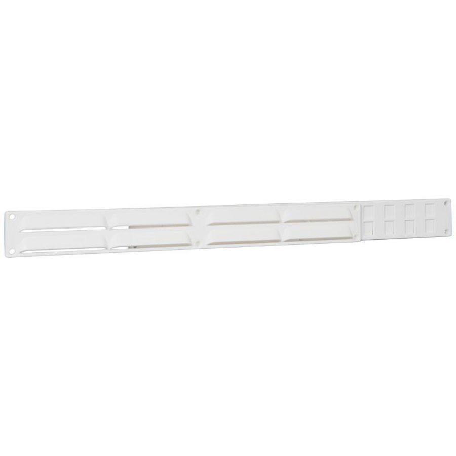 Ventilatieset 370x40mm wit
