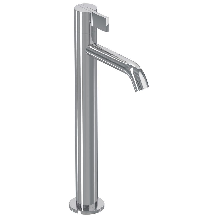 Fonteinkraan PACT staand L-size sprong 115mm highriser chroom