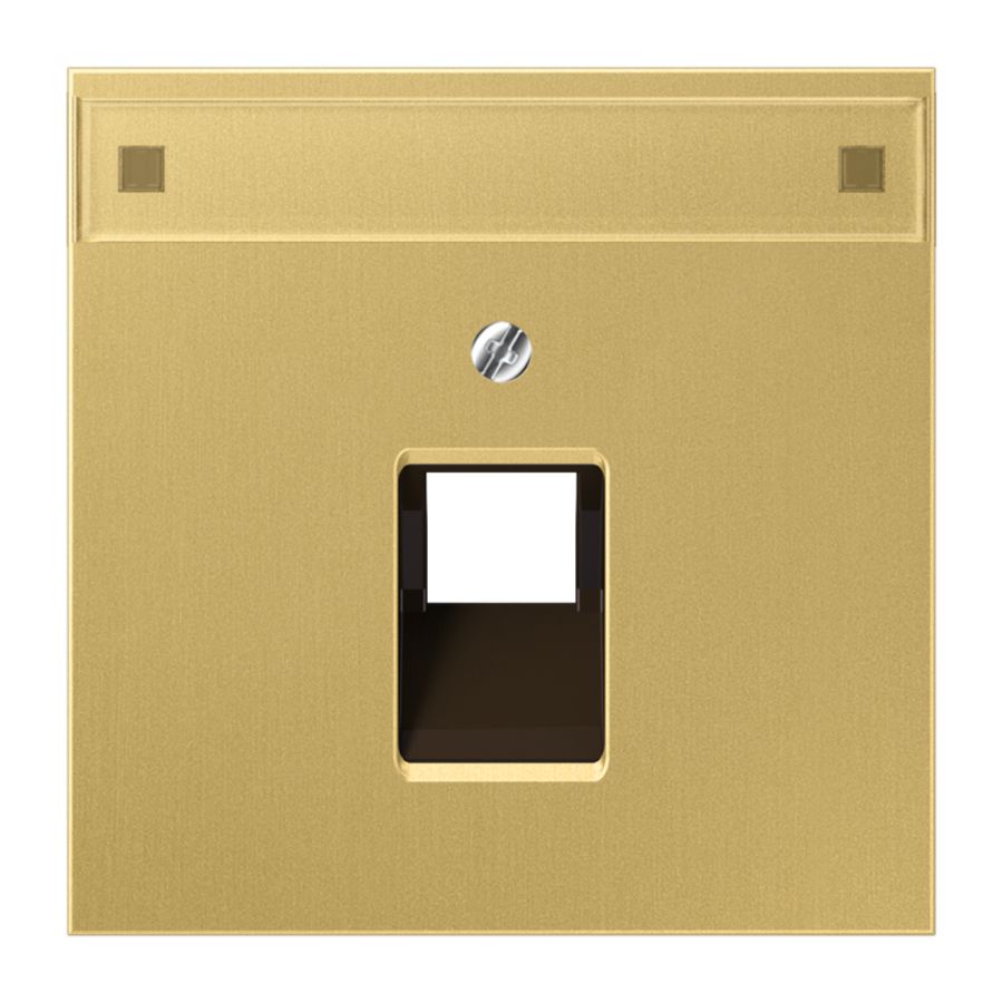 Afdekking UAE 1v.tekstv. LS messing klas