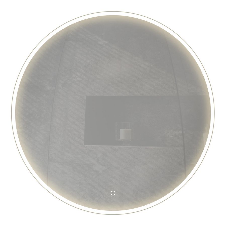Round spiegel 800mm m.led+verwarming