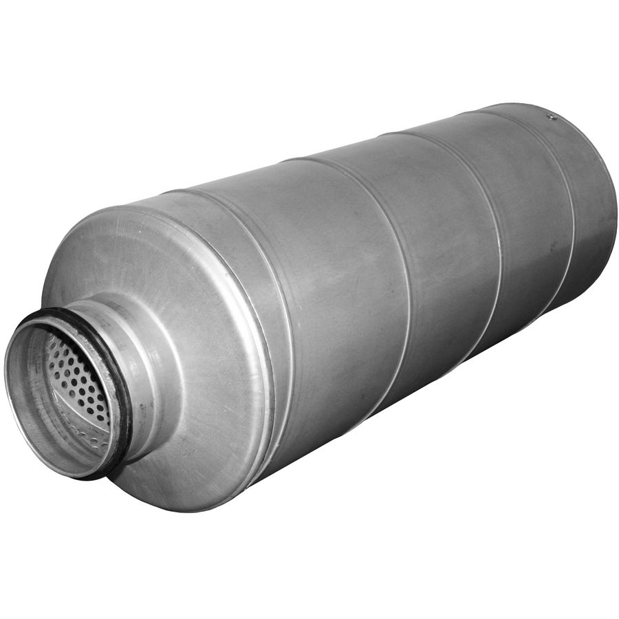 Geluiddemper rond Ø160mm L900mm isolatie 50mm