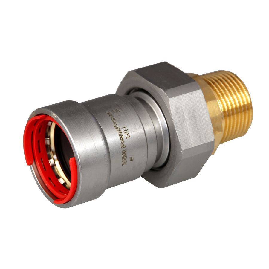 3-del. koppeling POWERPRESS dikwandig C9435 1"x1" bt.dr.