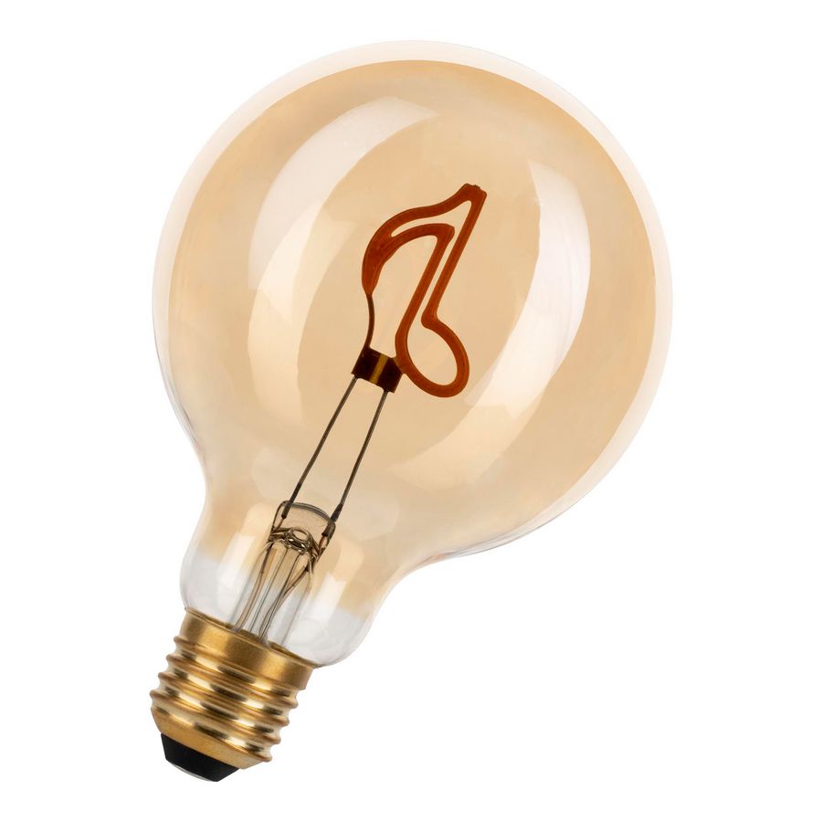 LED-lamp Silhouette Note G95 E27 DIM 2W 90lm 920 goud