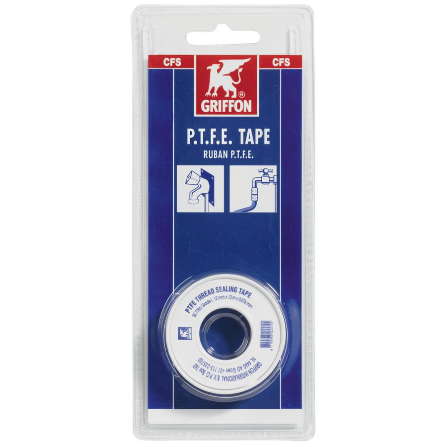 Tape PTFE Water 12mm x 0,076mm rol 12m 6304785 VVE=6