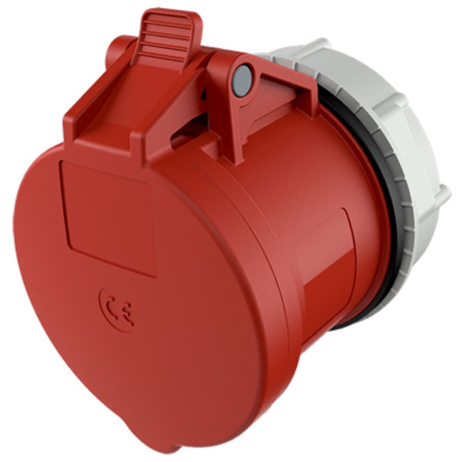Inbouwwandcontactdoos 32A 5-polig  6H 400V IP44 Rapido