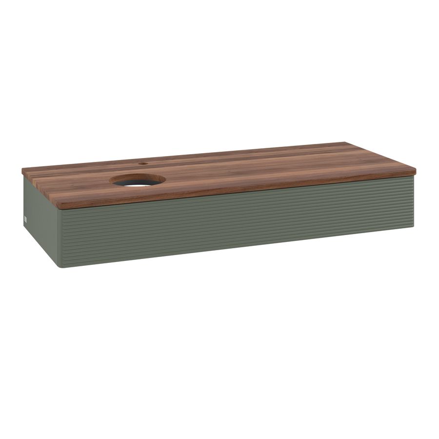 Wastafelonderkast Antao 1200x190x500mm L.Green Matt Lacquer K11152HL