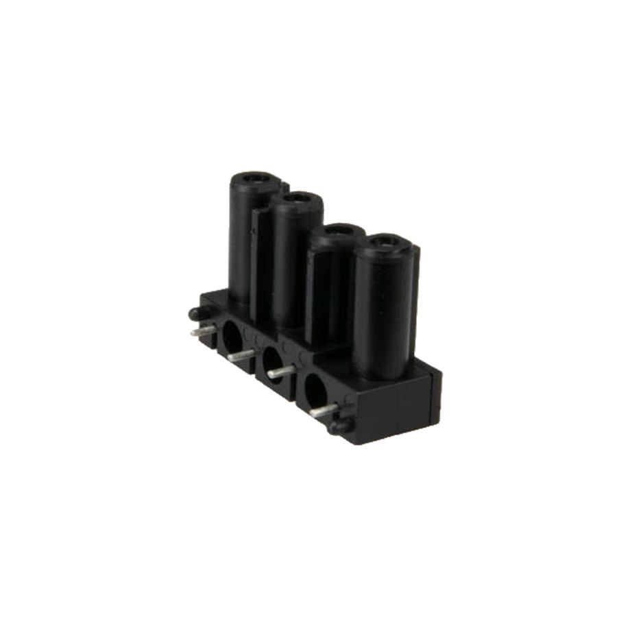 Steker 4-polig female zwart 1804527 VVE=150