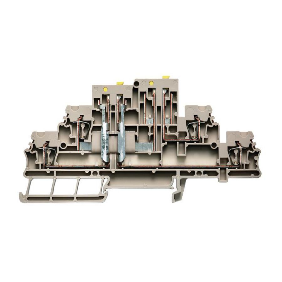 Scheidingsklem terminal d.beige 2.5mm 1745400000 VVE=20