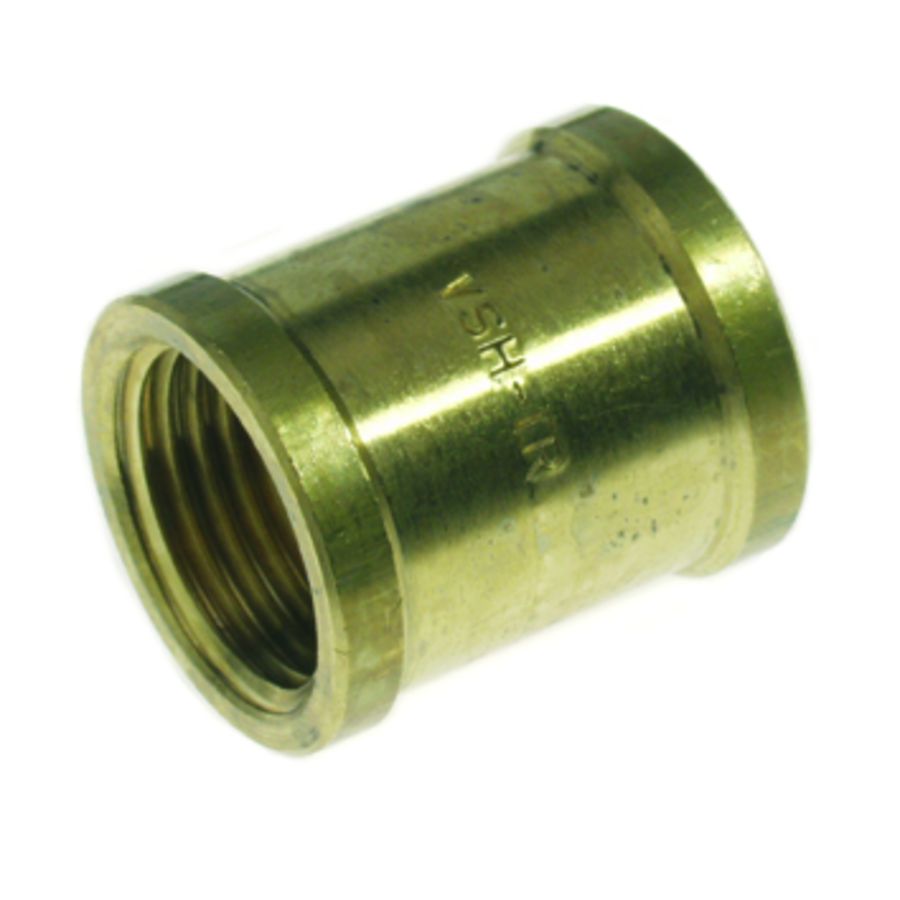 Sok 1x1 2x bn. messing DZR (DeZinc. Resistant)