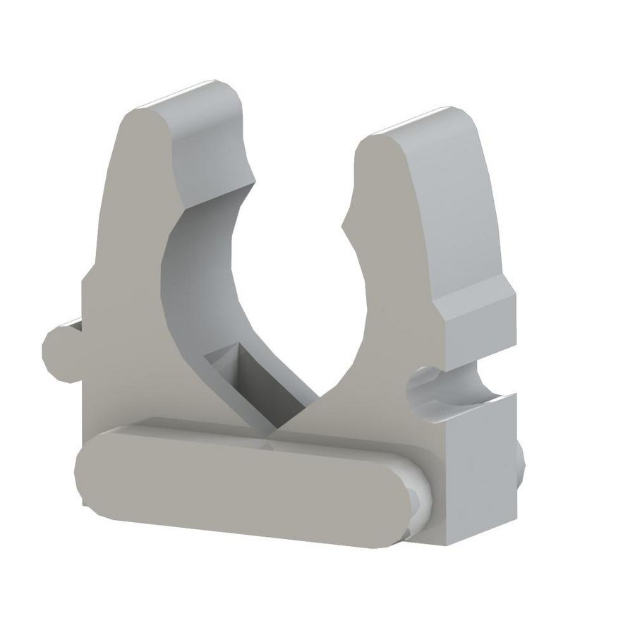 Klembeugel nylon 032/25-28 grijs VVE=50
