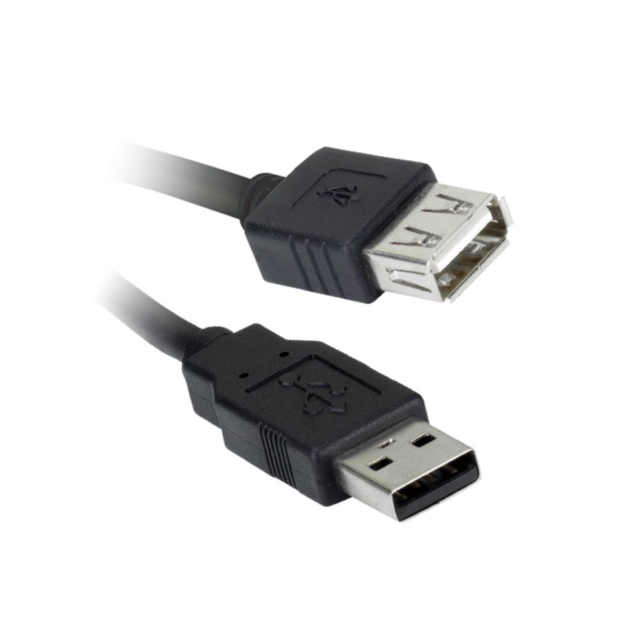 USB CABLE 2.0 A male A female 0.9mtr.