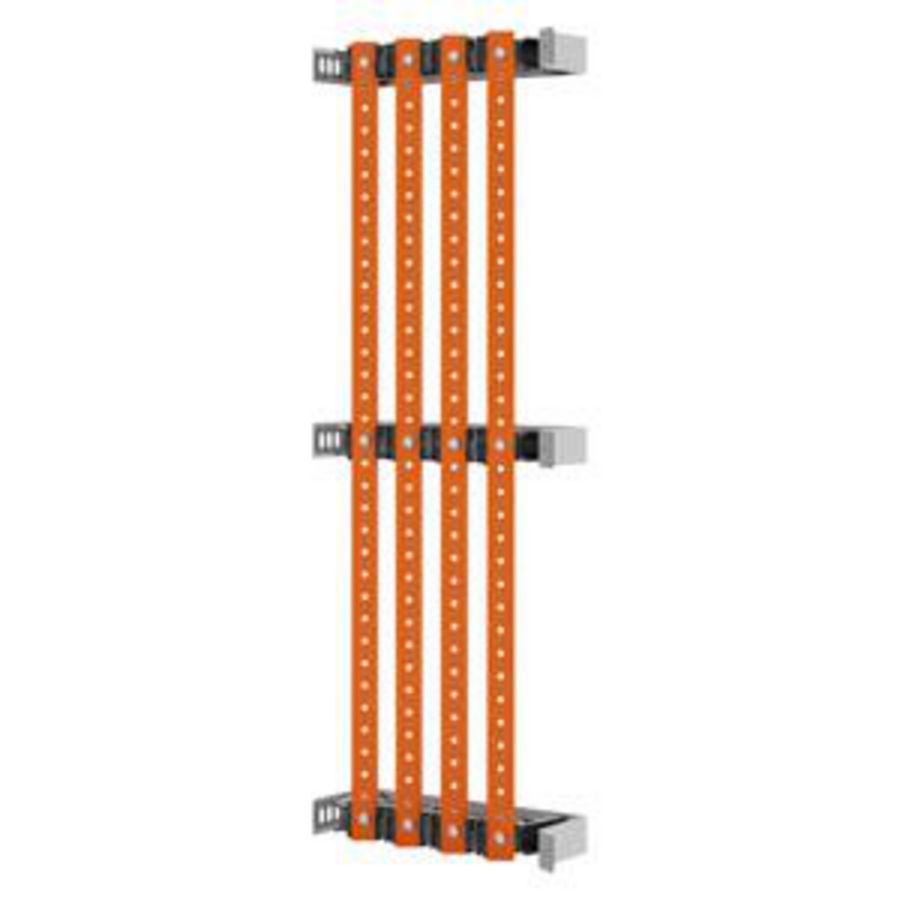 TWEE STUKS BUSBARHOUDERS-VOOR VLAKKE BUSBARS 30x10-630 A