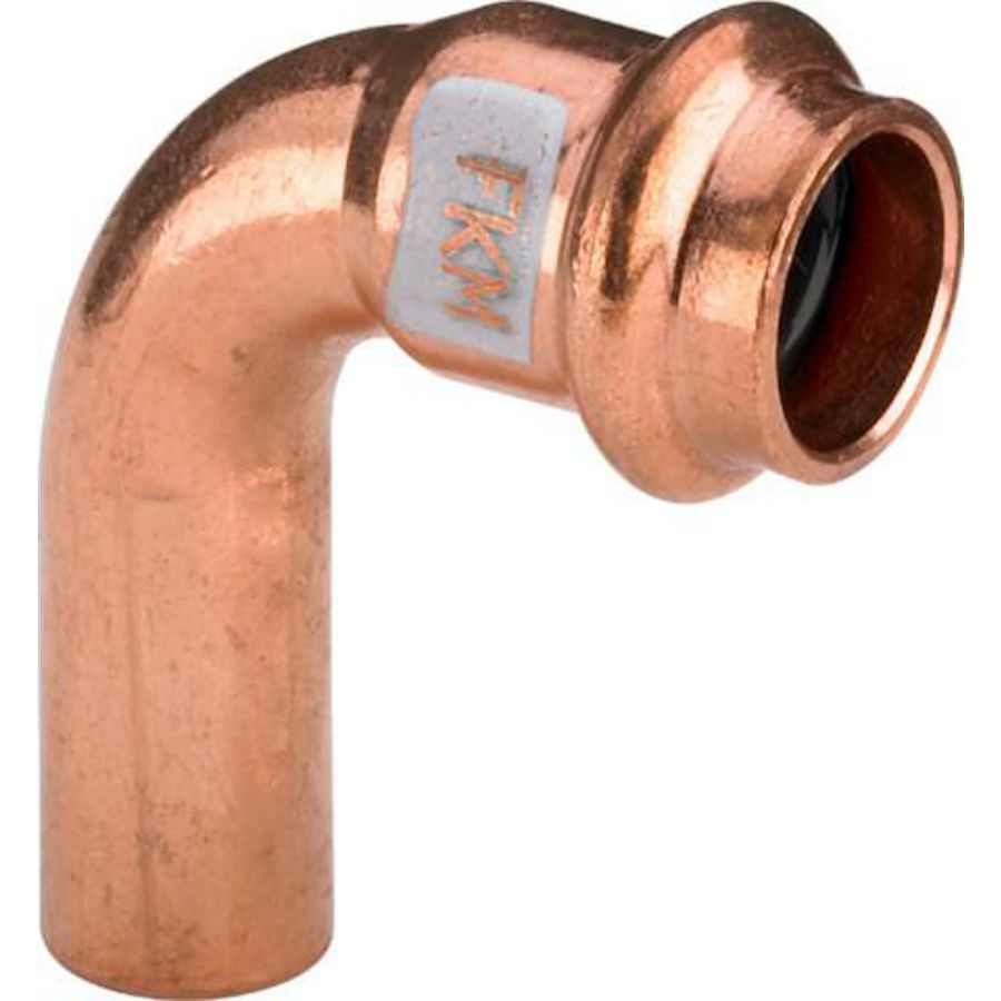 Bocht 90° Met Sc 12mm koper/blank 45161-628222 VVE=5