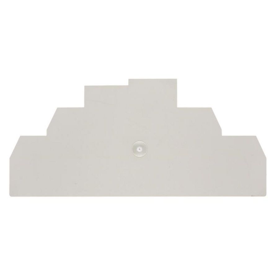 Afsluit- eindplaat d.beige h:116mm b:1.5mm V-0, VVE=20