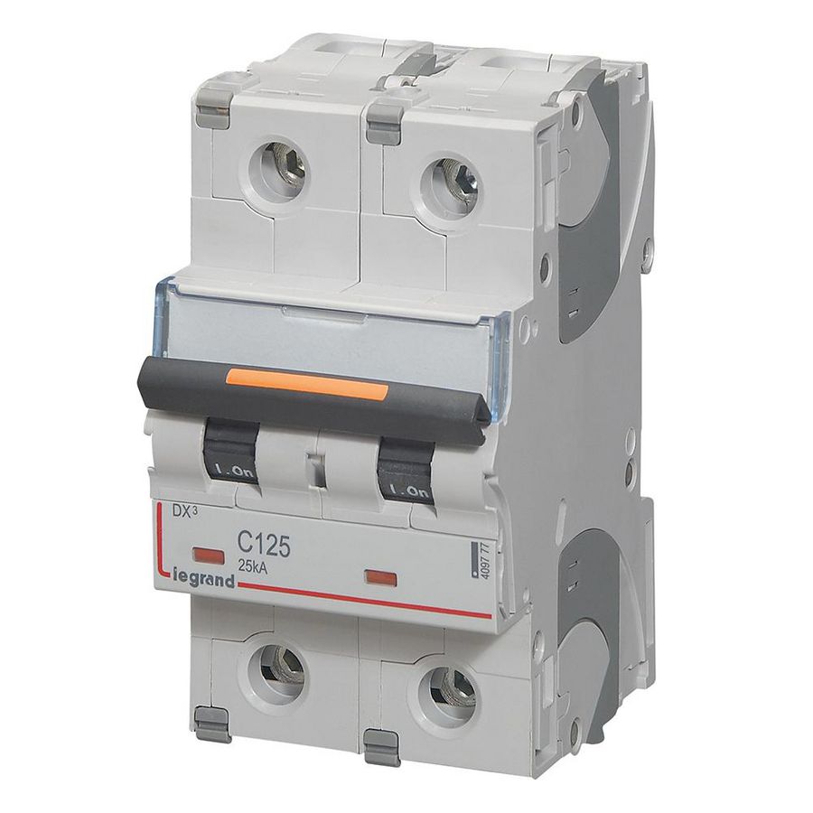 Installatieautomaat 2-polig C-karakteristiek 125A 25kA DX³ DIN