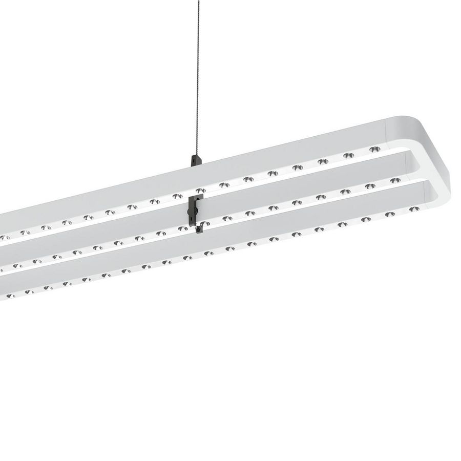 LED-Pendelarmatuur 4000K 55W DALI reflector mirror finish d+