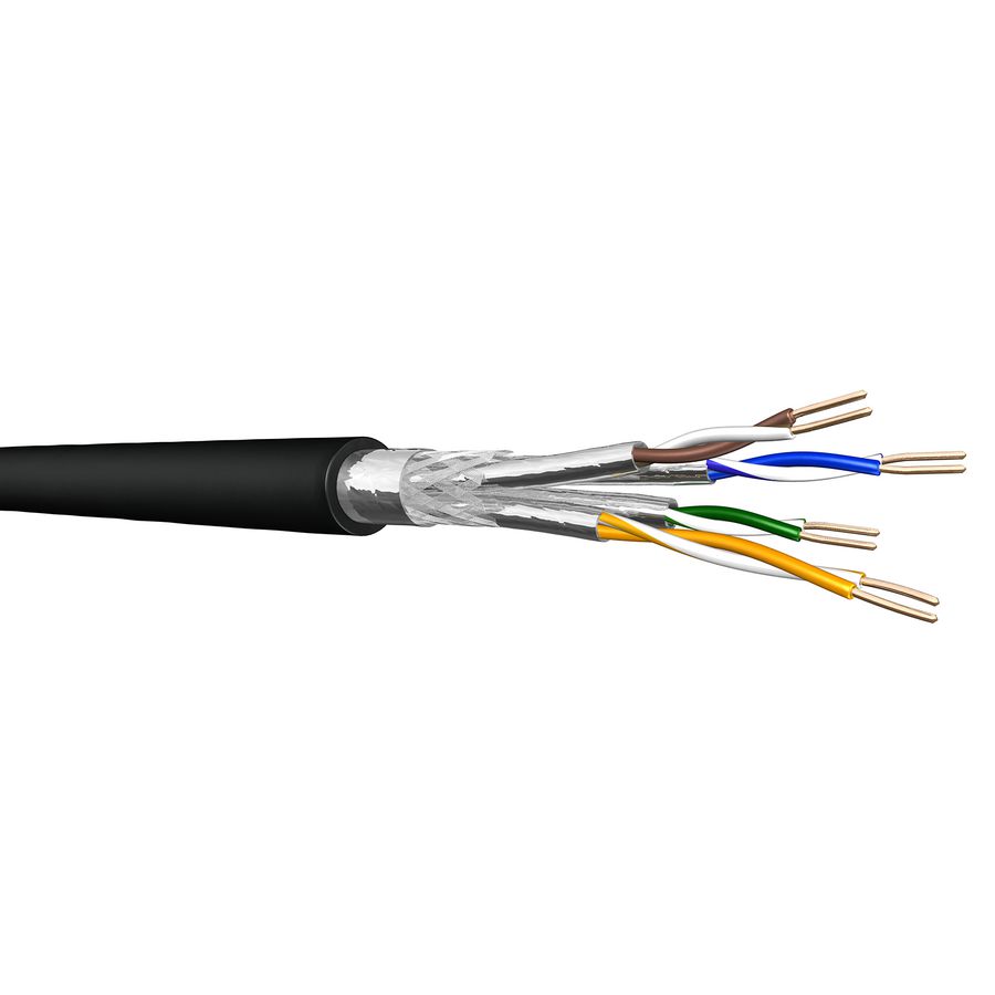 Haspel a 500m. UC900 SS23 Cat7 S/FTP LSHF BK 4x2x23 AWG