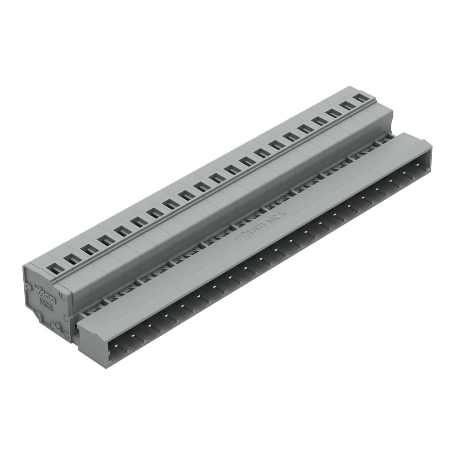 1-draads male steker 2,5mm² grijs 231-621 VVE=10