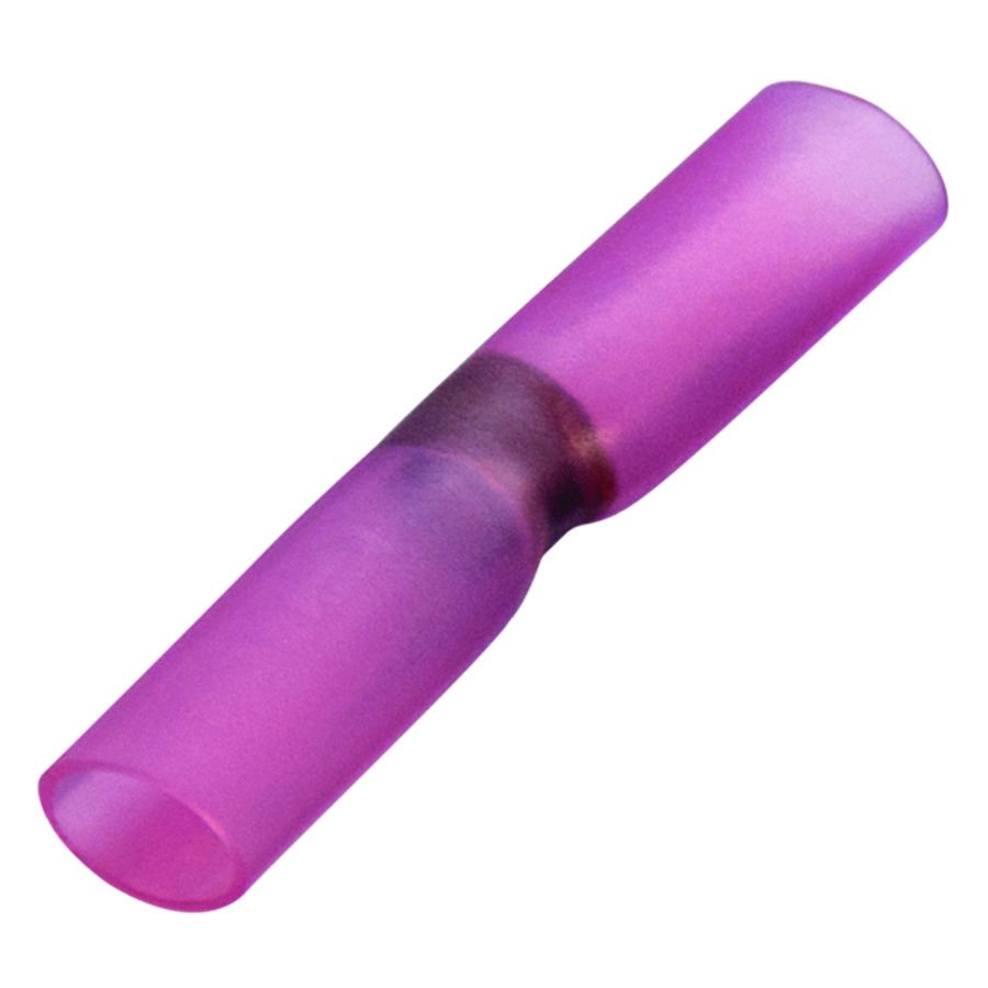 Zak a 100st. Krimpverbinder soldeer 0,5-1,0mm2 rood