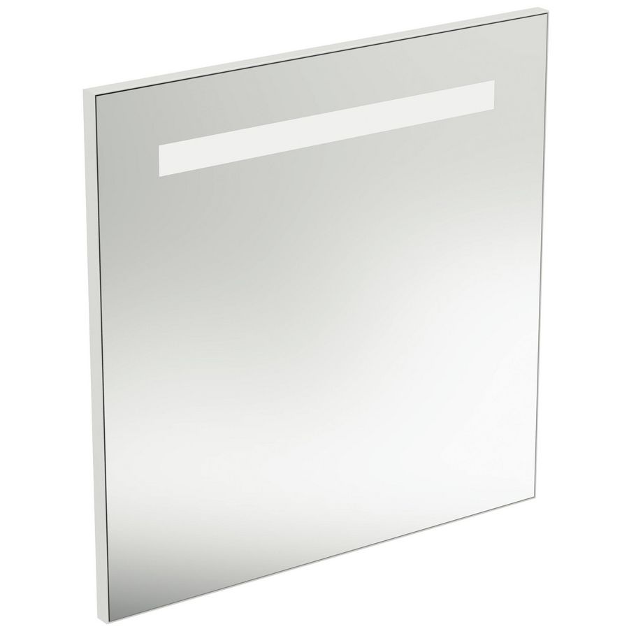 Strada II spiegel 700x700mm met verlichting boven