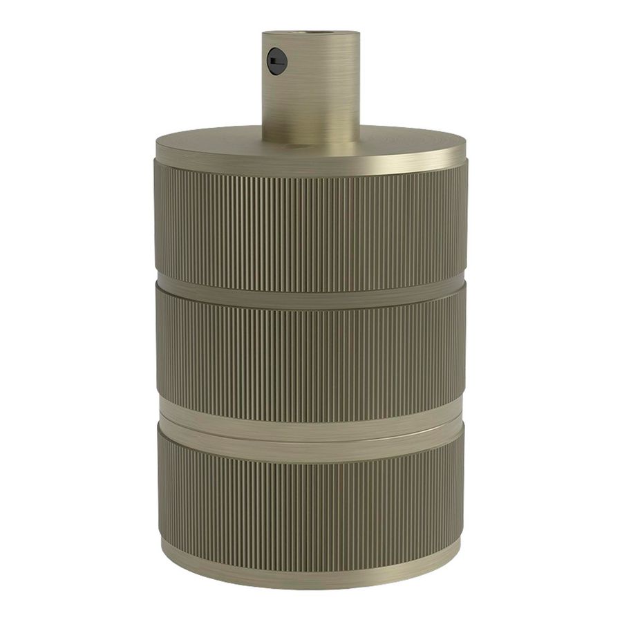 Lamphouder E27 Alu Satin brons 48x63mm