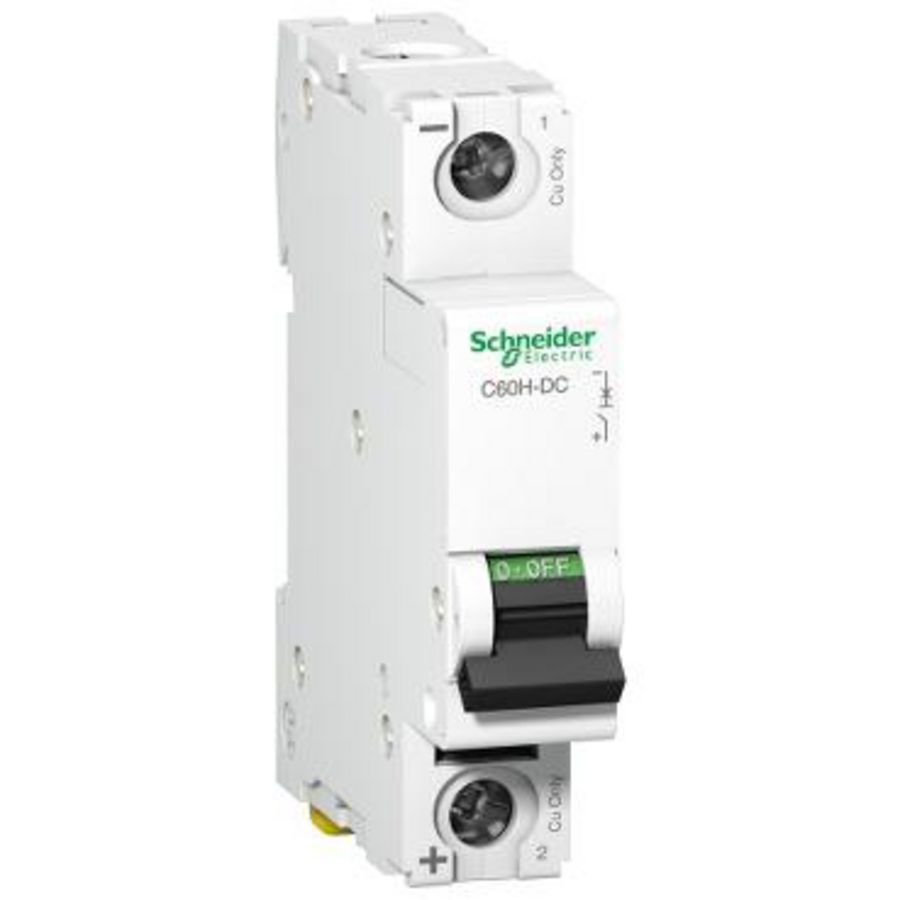 Installatieautomaat 1-polig In= 10A/Ue=250V DC C-karakteristiek C60H-DC