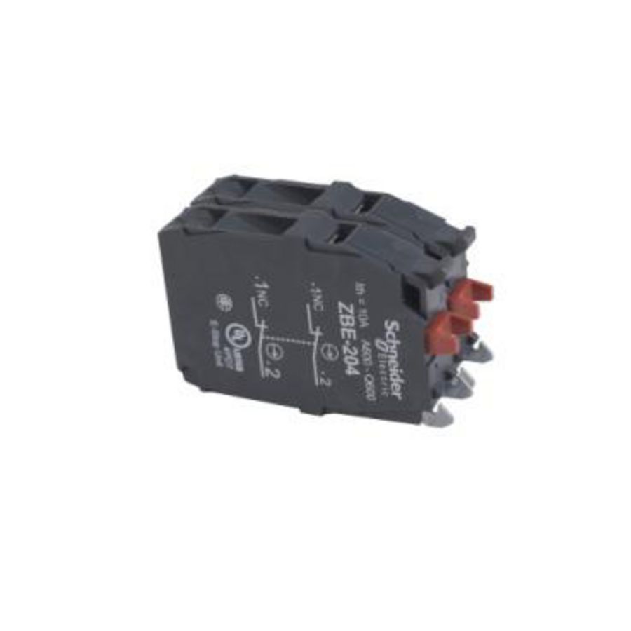 Dubbel contactblok drukknop ZBE 22mm 2NC Harmony XB5 VVE=5