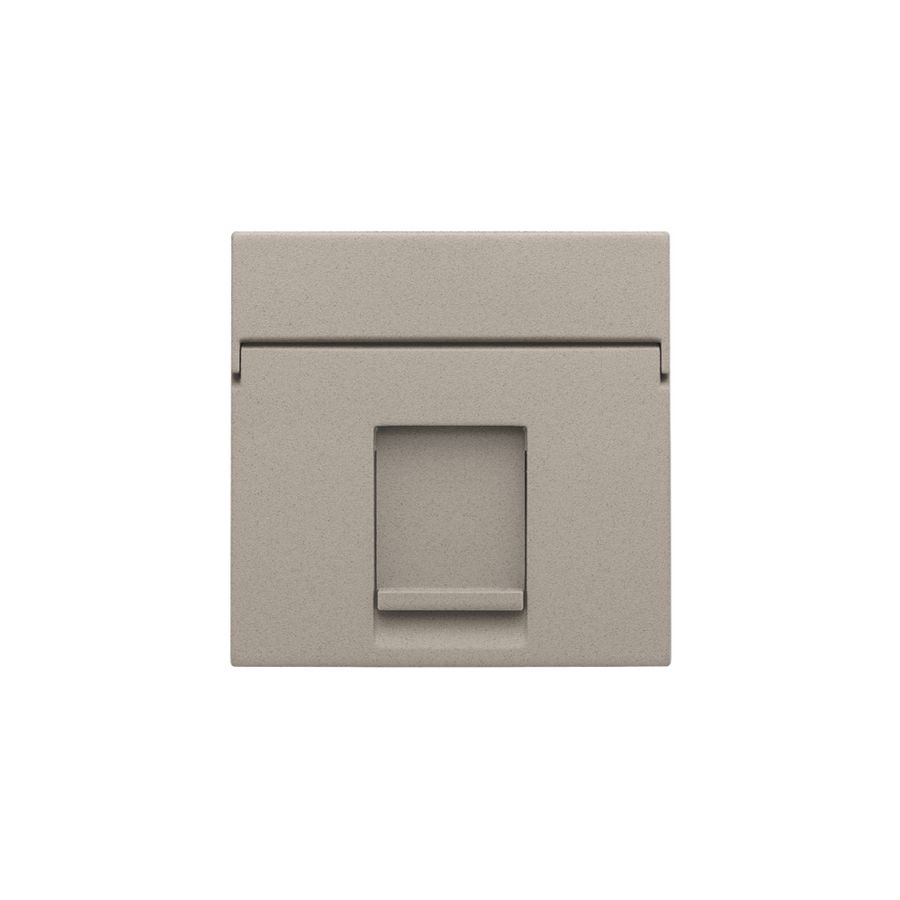Centraalplaat data 1x RJ claystone textured
