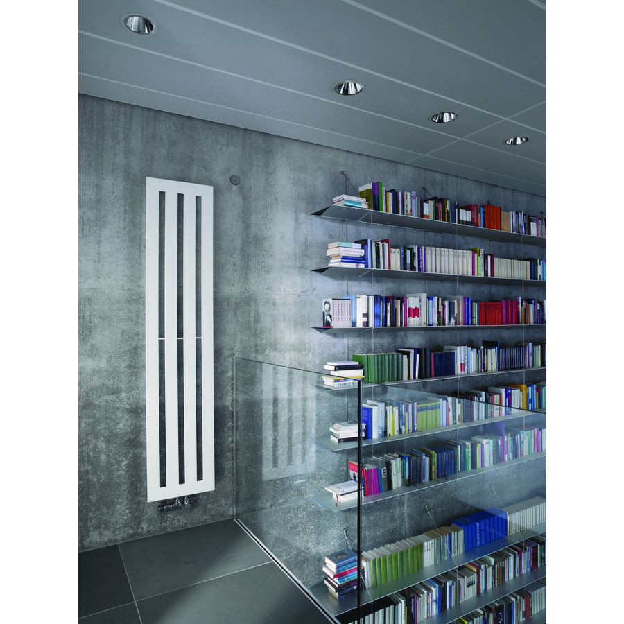 Designradiator METROPOLITAN CV verticaal 1500x280mm 174W wit RAL9016