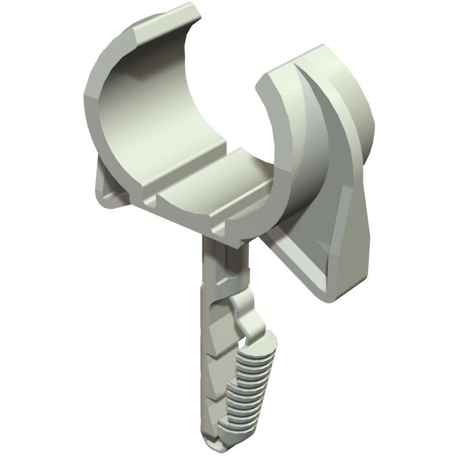 Snap-klem 12-15mm polyam li.grijs RAL 7035 VVE=100