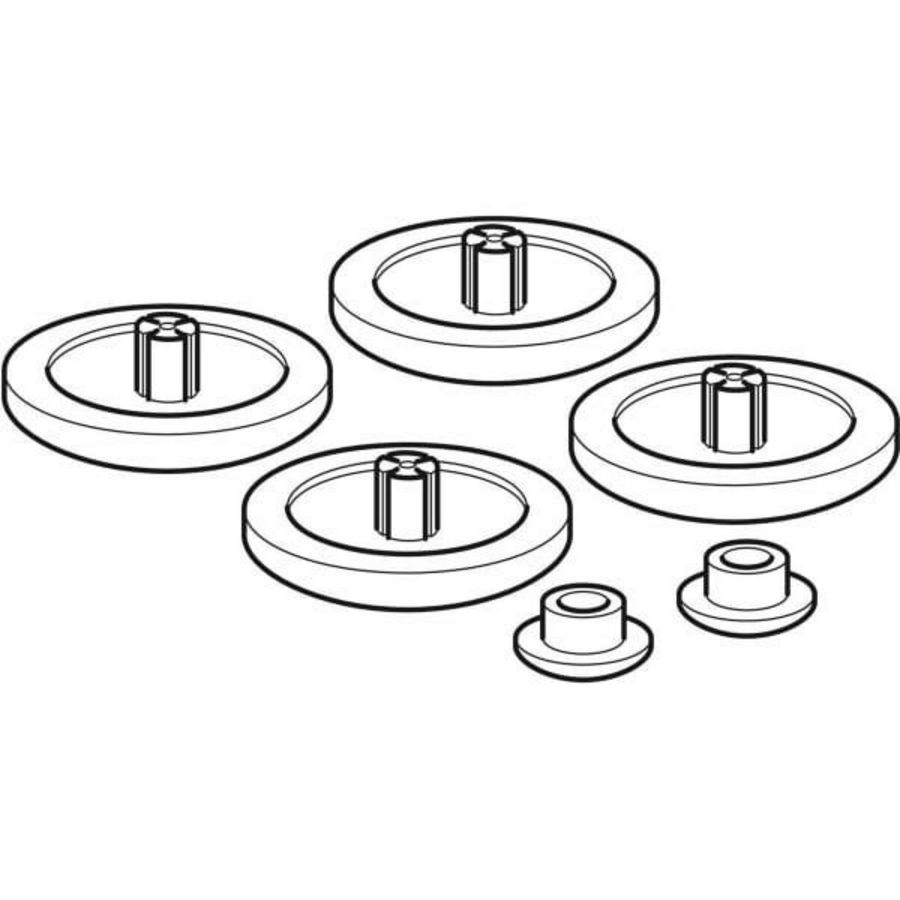 Joly bufferset voor closetzitting met deksel