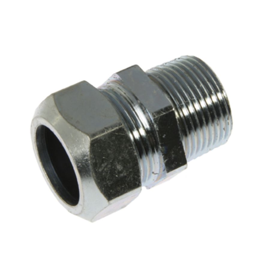 Puntstuk knel messing verzinkt 22x3/4"bt. 106