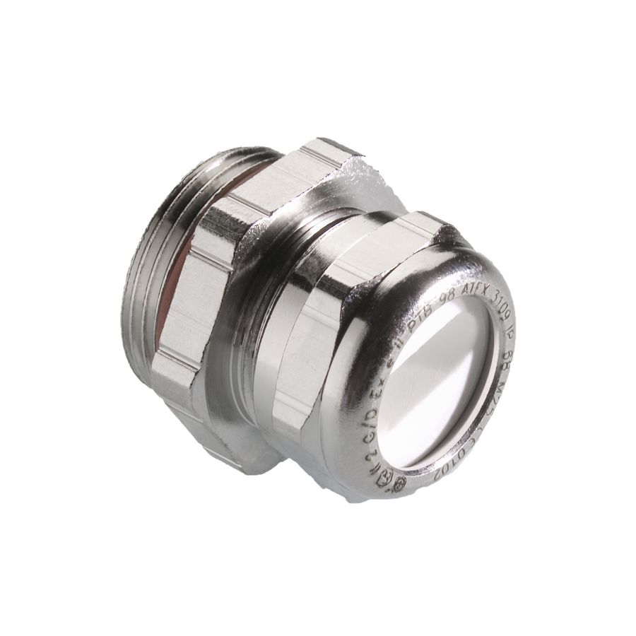 Kabelwartel messing vernikkeld PG16 voor vlakkabel 5g16mm