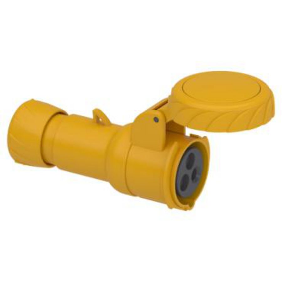 Koppelcontactstop FAST 2P+A 16A 100-130V AC 4h IP6 PratiKa