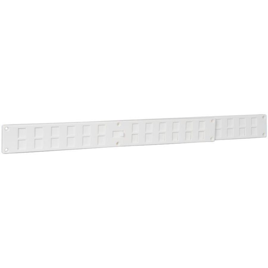 Ventilatieset 370x40mm wit