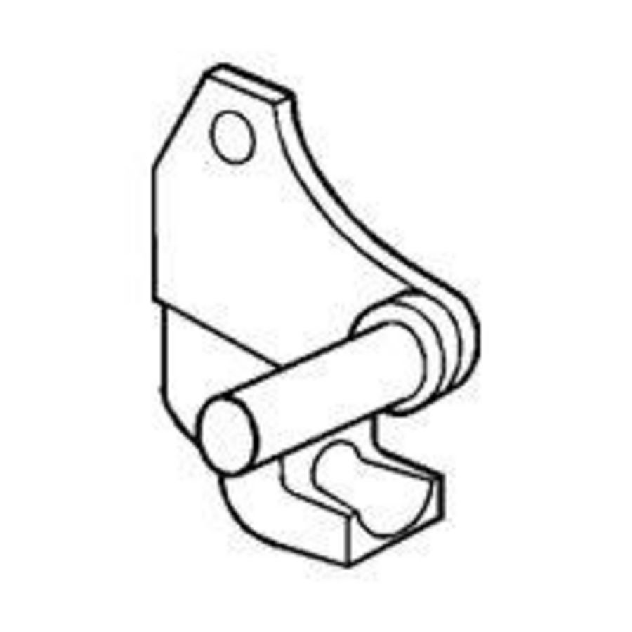 Houder voor hangslot 0/4mm