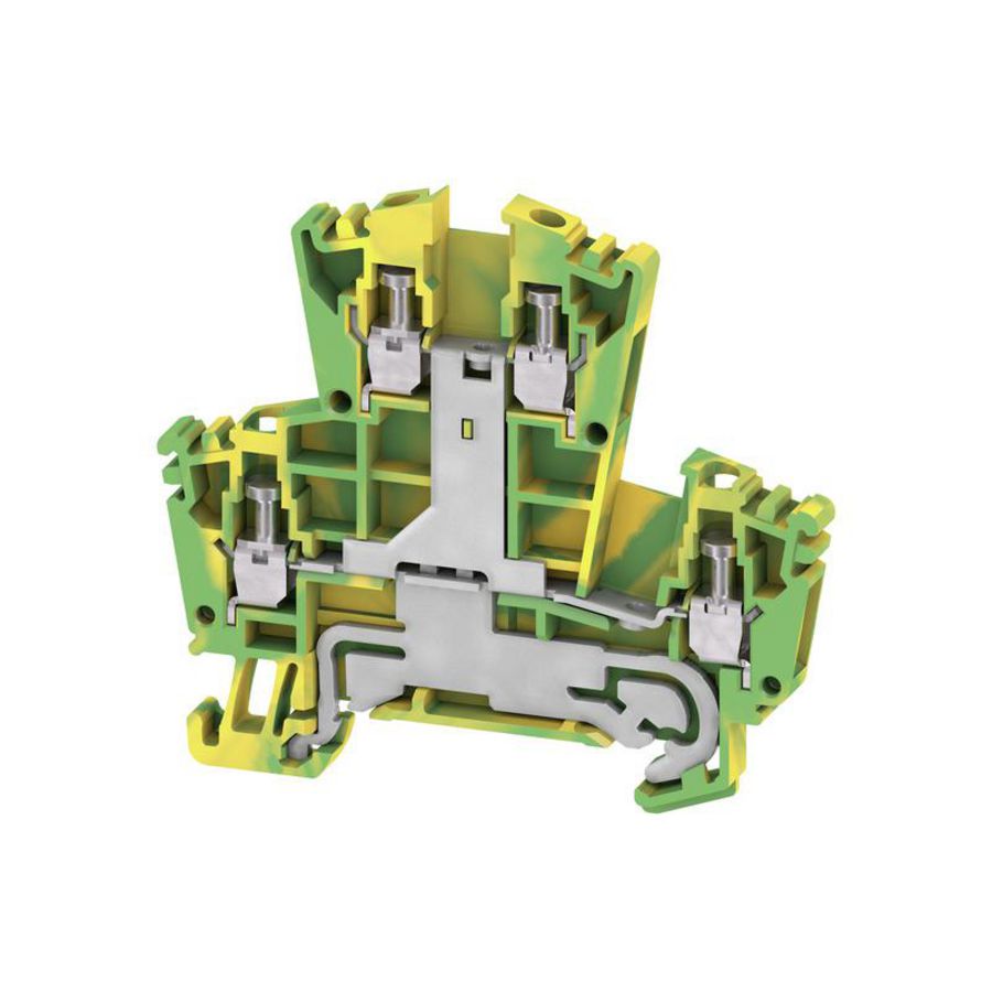 Aardklem PE schoefaansl. groen/geel 2.5mm² 400V VVE=100