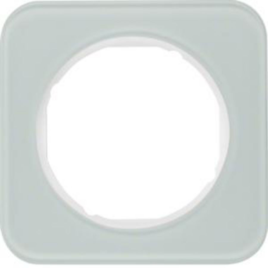 Afdekraam 1-v berker R.1 Glas polarwit