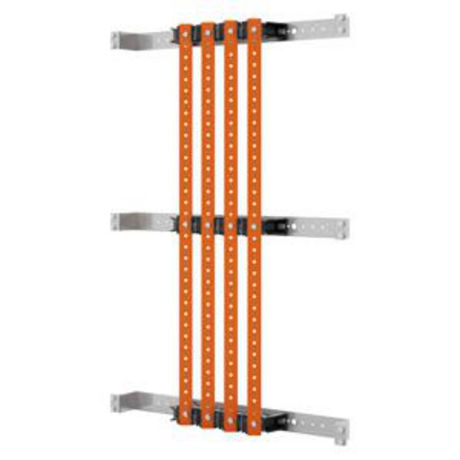 TWEE STUKS BUSBARHOUDERS-VOOR VLAKKE BUSBARS 30x10-630 A