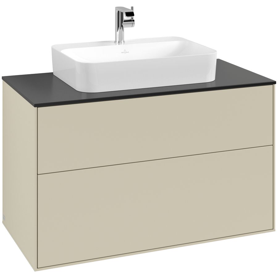 Wastafelonderkast Finion 1000x603x501mm S.Grey Matt Lacquer G35200HJ