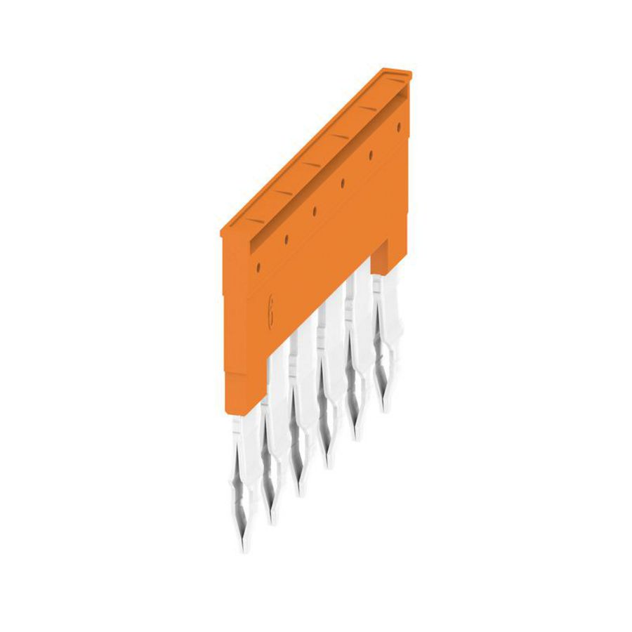 Dwarsverbinder (terminal) Plugged oranje 41 A p: 6, VVE=20