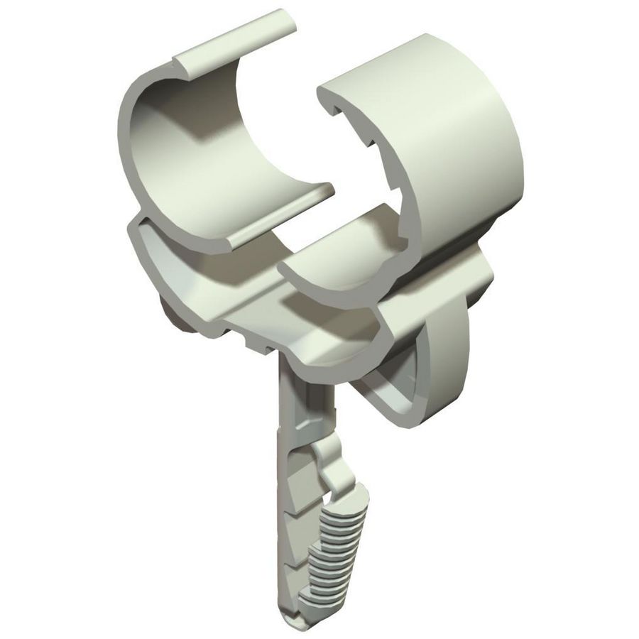 Klik-Snap-kl 12-15,5mm polyam li.grijs RAL 7035 VVE=100