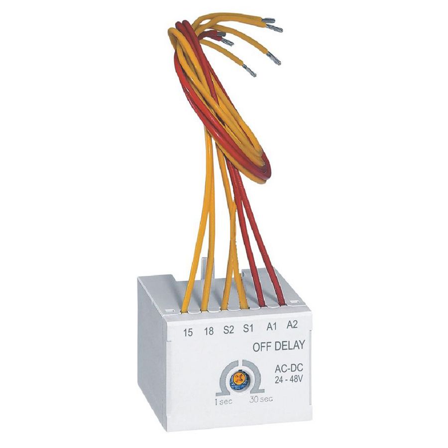 Timer CTX3 24-48VAC/DC vertraagde uitschakeling VVE=8