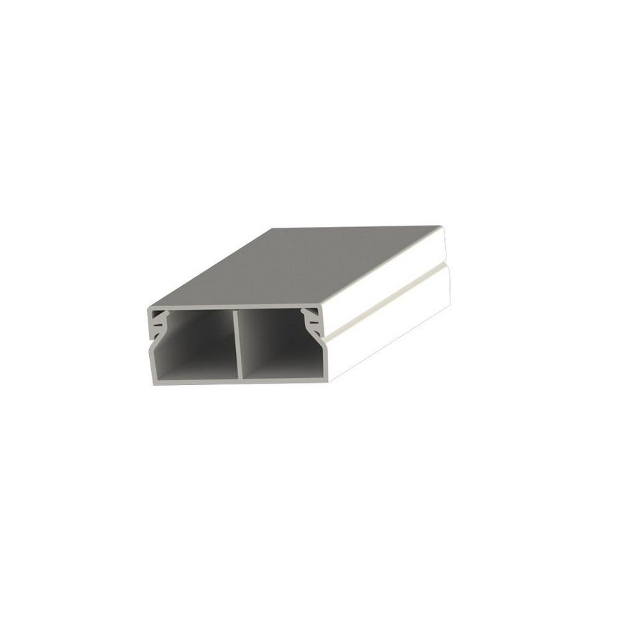 Leidingkoker 2000x30x10mm wit VVE=40