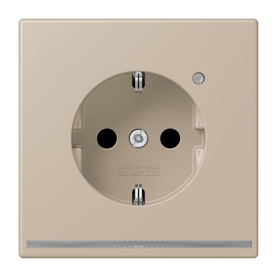Wandcontactdoos R/A met LED l.sensor S+ LC32142