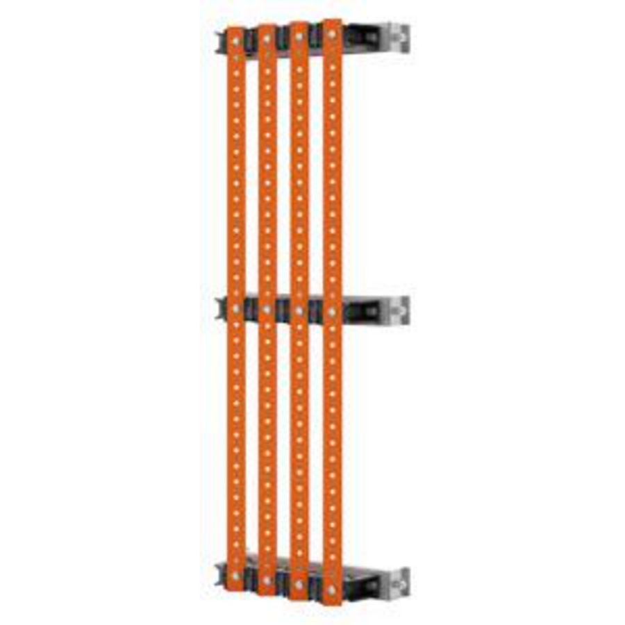 TWEE STUKS BUSBARHOUDERS-VOOR VLAKKE BUSBARS 30x10-630 A