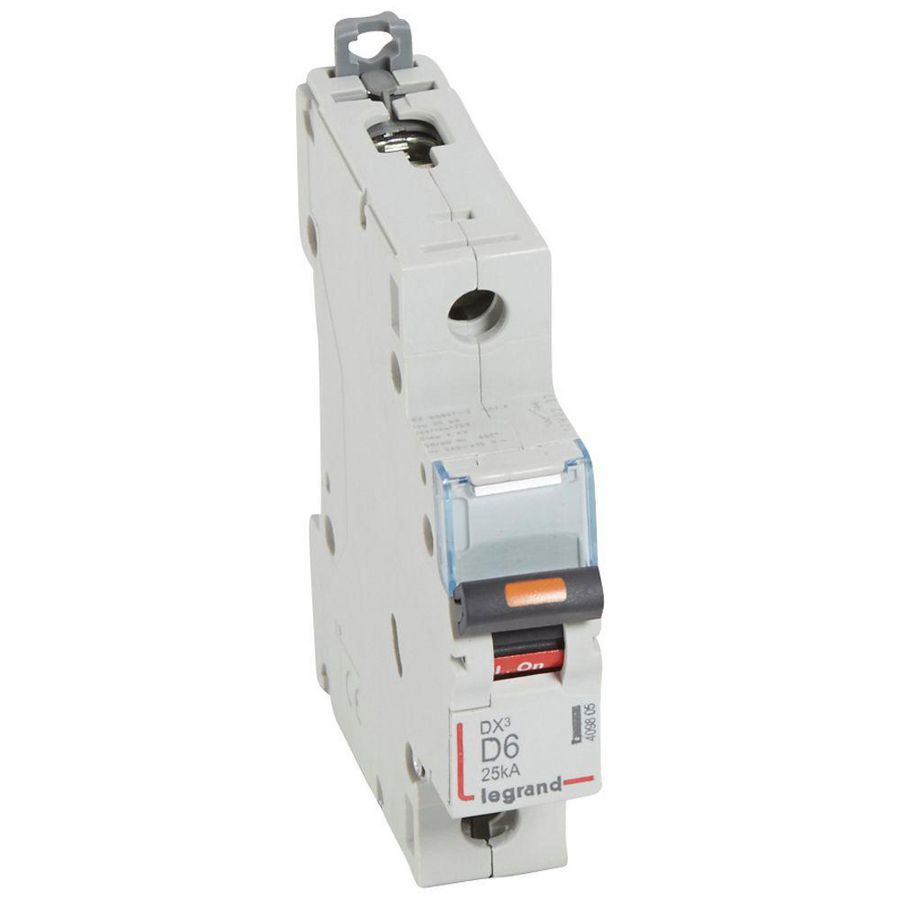 Installatieautomaat 1-polig D-karakteristiek 6A 25kA DX³ DIN