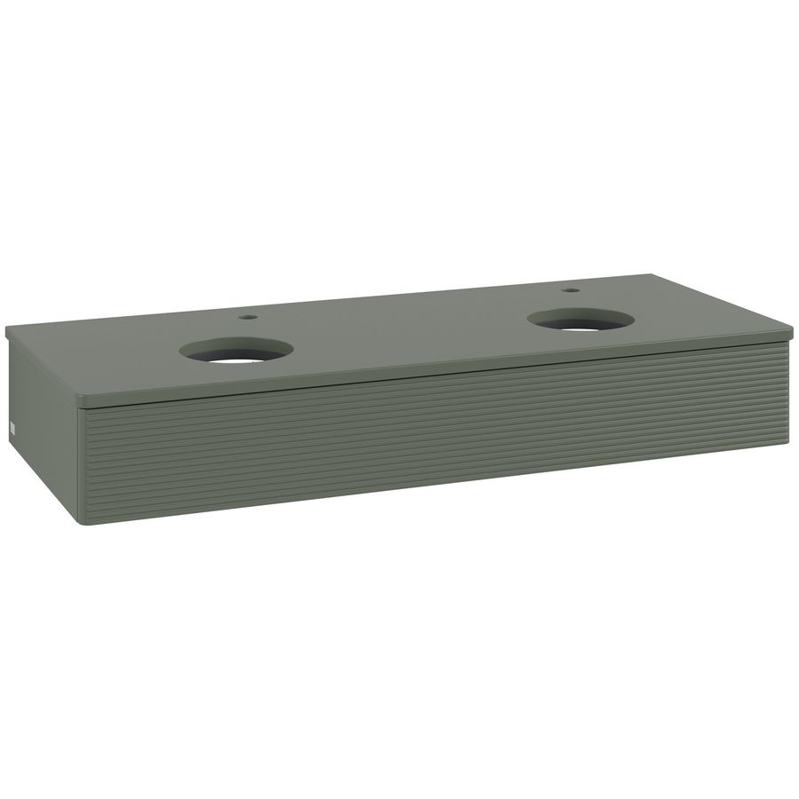 Wastafelonderkast Antao 1200x190x500mm L.Green Matt Lacquer K13150HL
