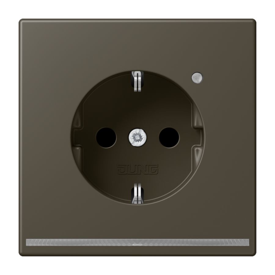 Wandcontactdoos R/A met LED l.sensor S+ LC32140