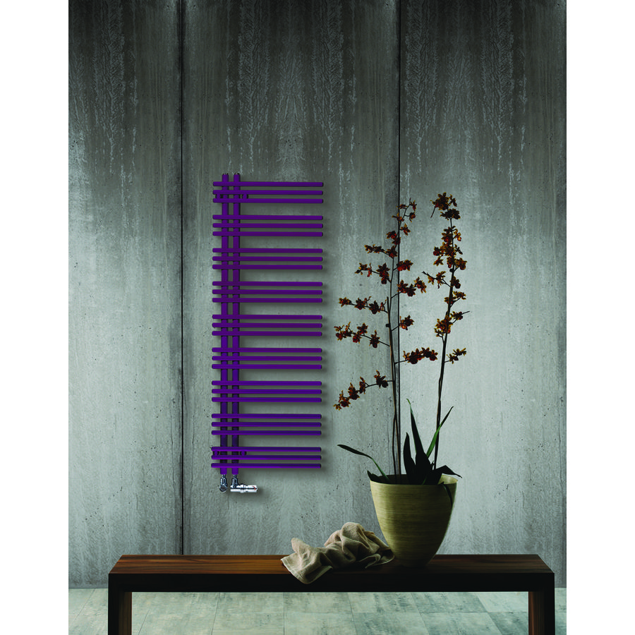 Designradiator Yucca 1304x478mm RAL9016 517W